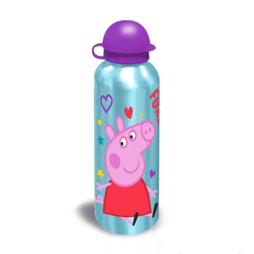 Picture of Peppa Pig Hearts Aluminium Bottle 500ml